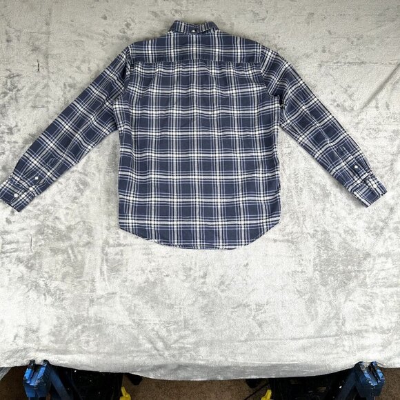 Denim & Supply Ralph Lauren Shirt Mens Medium Regular Fit Utility Button Plaid - Picture 6 of 7